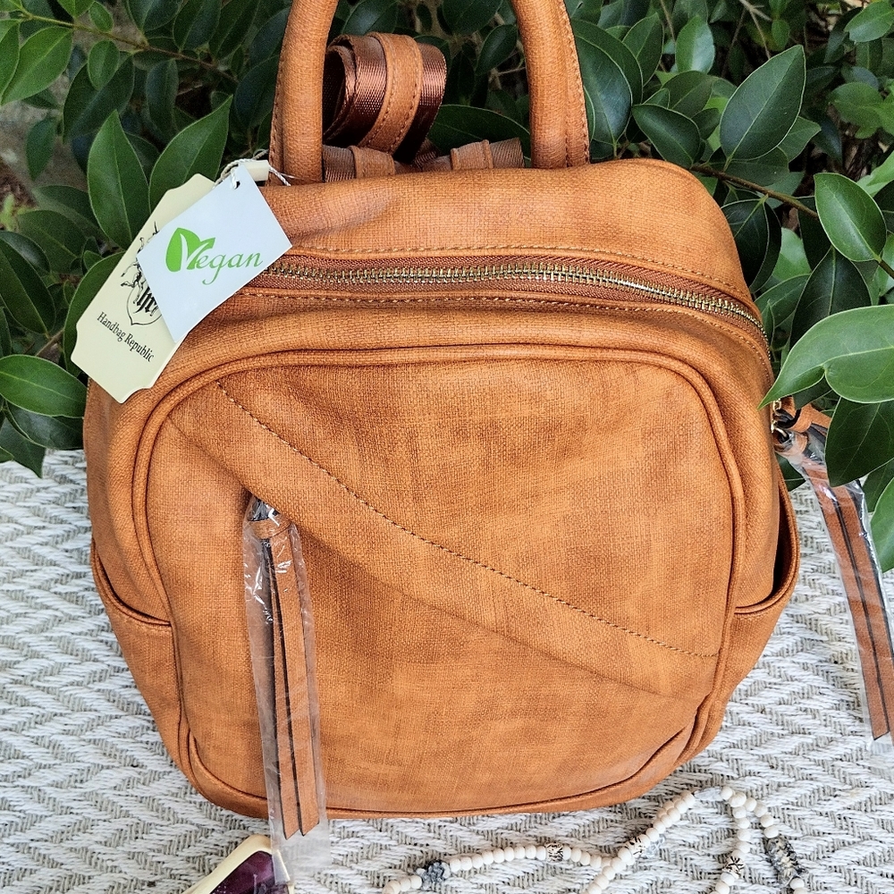 HANDBAG REPUBLIC VEGAN SOLD OUT BACKPACK/SLING BAG SCHOOL  NWT HIPPIE BOHO